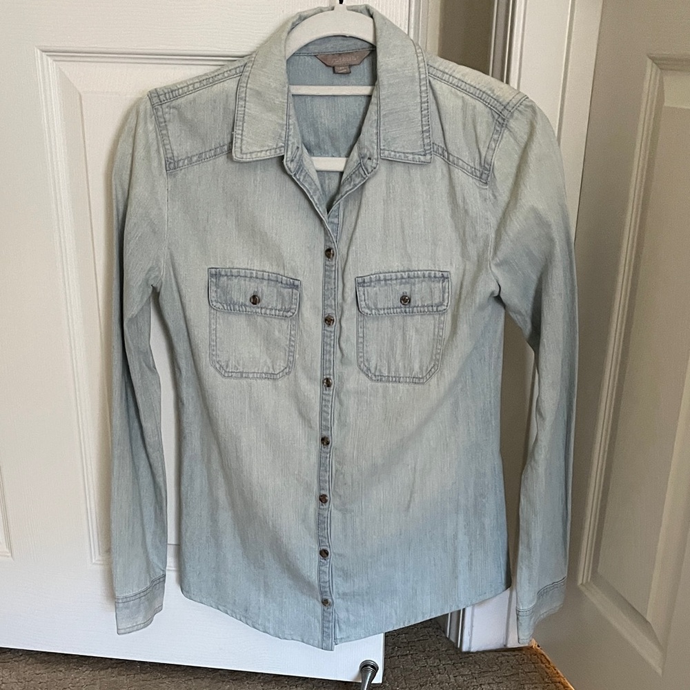 Rubbish Light Blue Denim Shirt